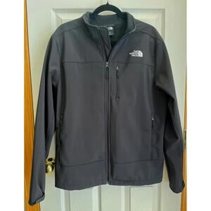 The North Face Men's Softshell Jacket - Black, Size Large